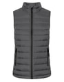 Dames Bodywarmer Promodoro Padded Vest Steel Grey